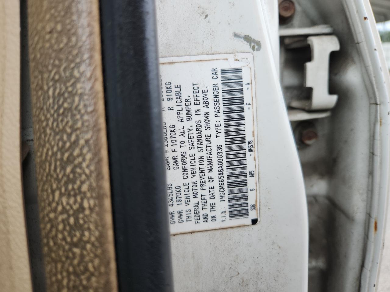 2006 Honda Accord Ex VIN: 1HGCM66546A000336 Lot: 64178625