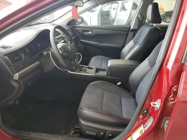 Sedans TOYOTA CAMRY 2015 Czerwony