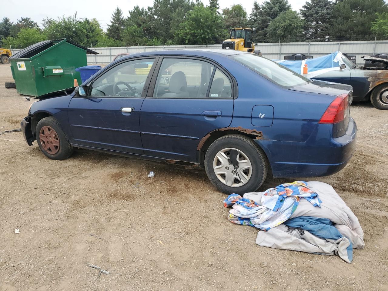 2003 Honda Civic Lx VIN: 1HGES16583L037195 Lot: 66629575