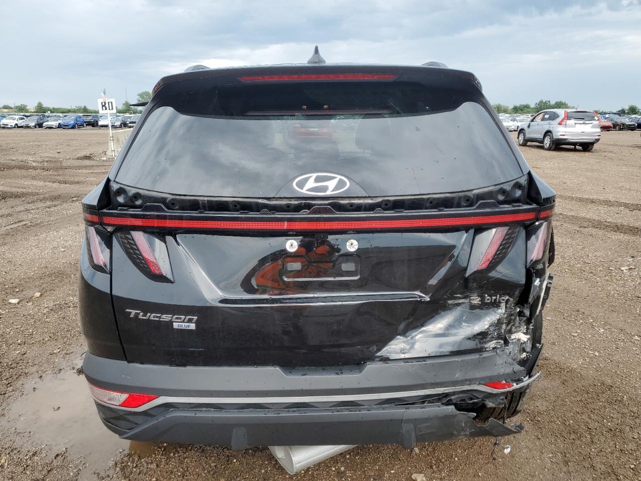 2022 Hyundai Tucson Blue VIN: KM8JBCA1XNU029475 Lot: 64045415