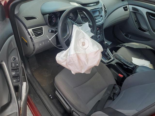  HYUNDAI ELANTRA 2015 Red