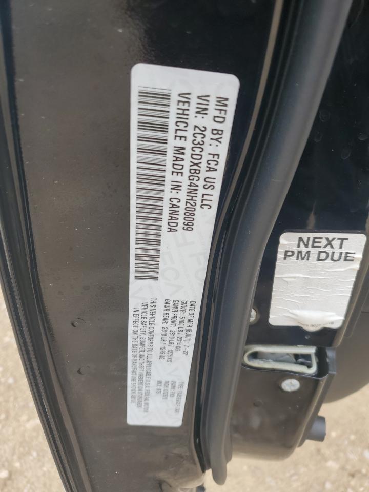 2c3cdxbg4nh208099 2C3CDXBG4NH208099 2022 Dodge Charger Sxt