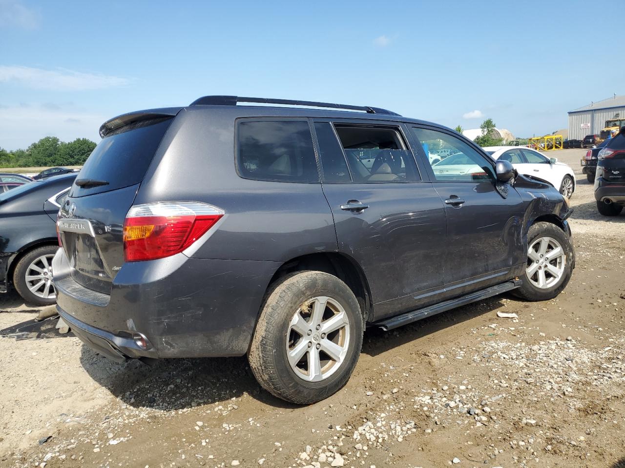 2008 Toyota Highlander grey suv gas JTEES41A482077478 photo #4