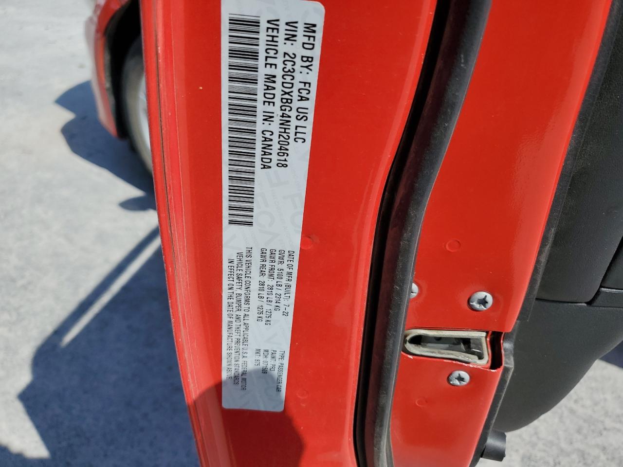 2c3cdxbg4nh204618 2C3CDXBG4NH204618 2022 Dodge Charger Sxt