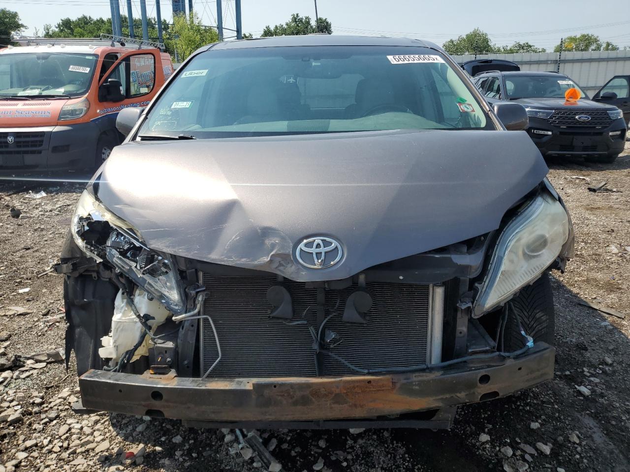 2011 Toyota Sienna Xle VIN: 5TDYK3DC8BS161313 Lot: 66655665