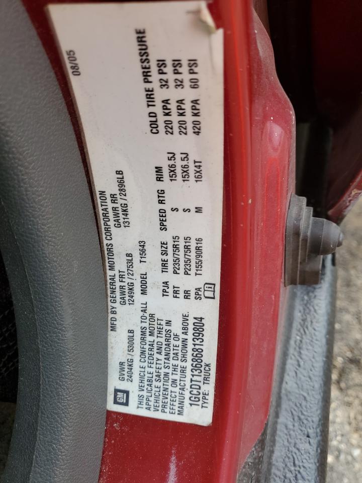 1gcdt136868139804 1GCDT136868139804 2006 Chevrolet Colorado