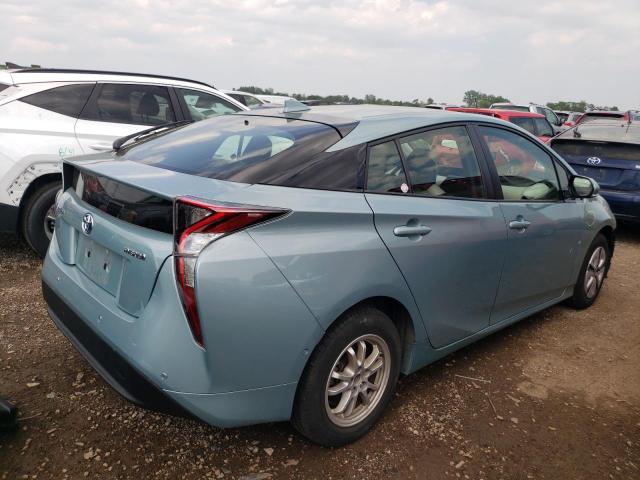  TOYOTA PRIUS 2017 Бирюзовый