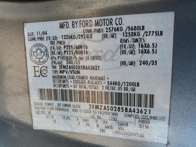 2005 FORD FREESTAR S  