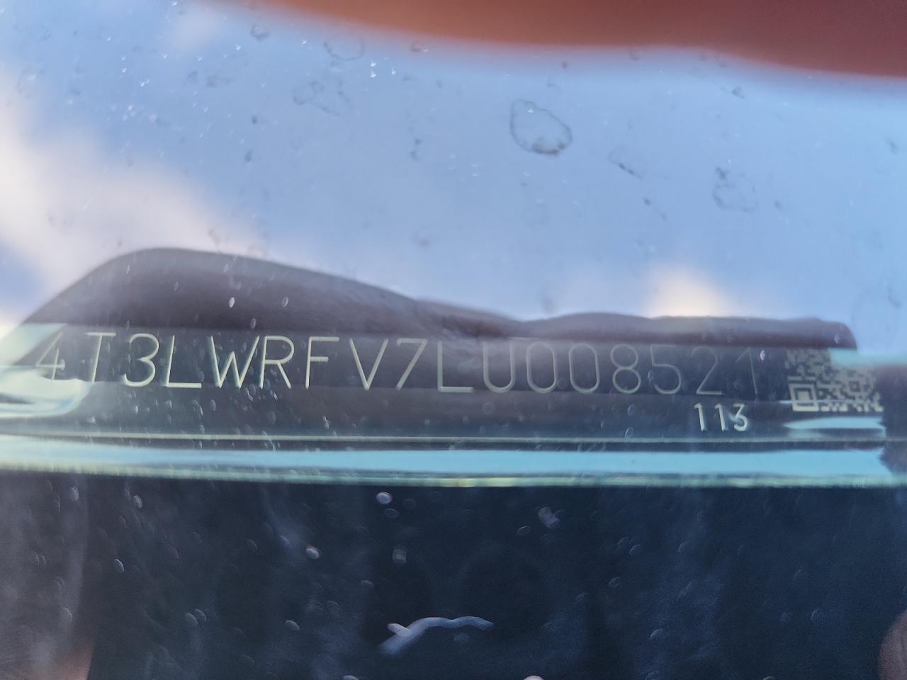 2020 Toyota Rav4 Le VIN: 4T3LWRFV7LU008521 Lot: 64956175