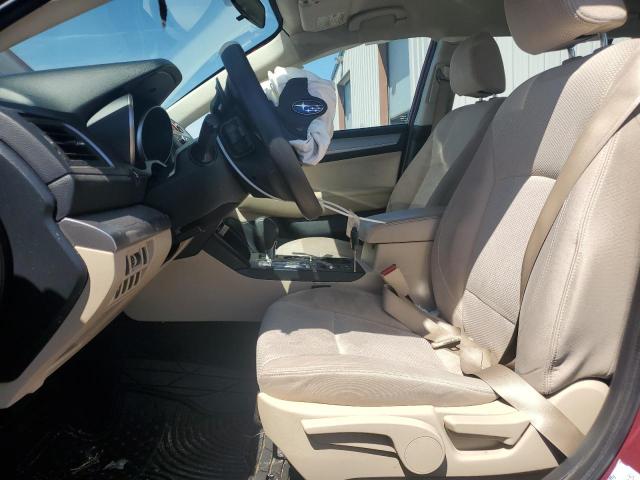  SUBARU OUTBACK 2018 Burgundy