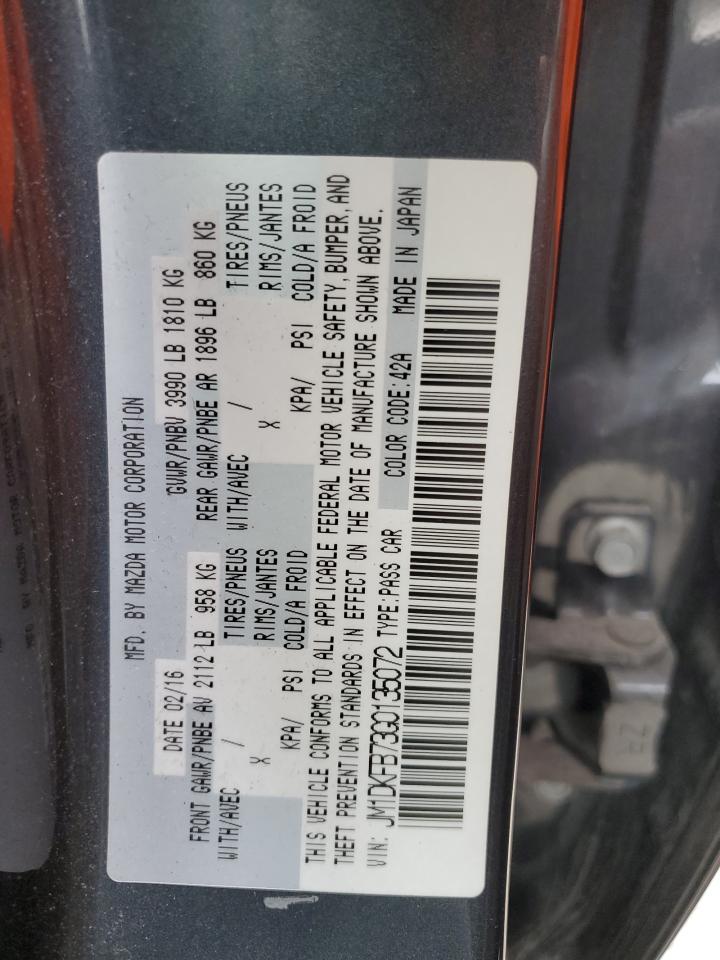 2016 Mazda Cx-3 Sport VIN: JM1DKFB73G0135072 Lot: 64836985