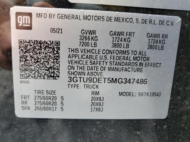 2021 GMC SIERRA K1500 SLT  