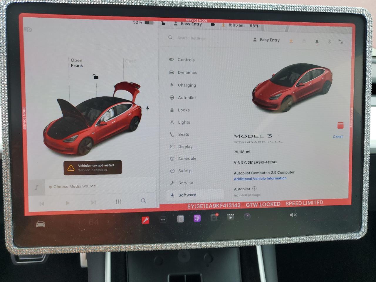 2019 Tesla Model 3 VIN: 5YJ3E1EA9KF413142 Lot: 64467125
