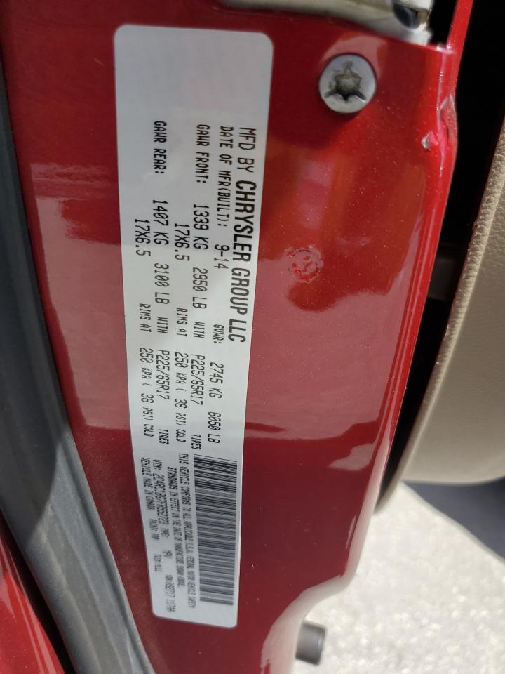 2015 Chrysler Town & Country Touring VIN: 2C4RC1BG7FR552723 Lot: 65168525
