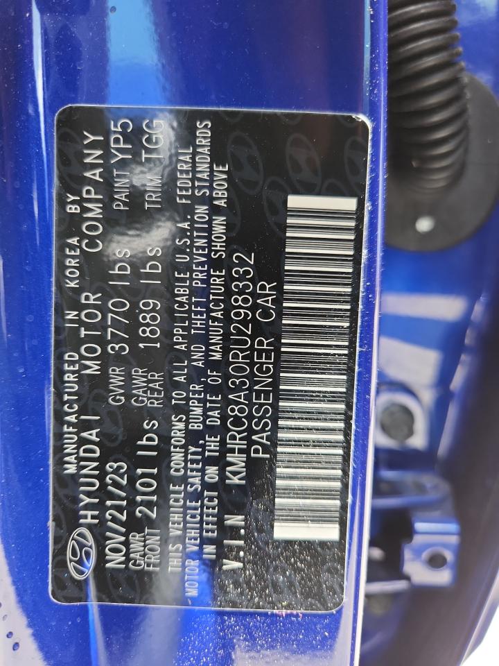 2024 Hyundai Venue Sel VIN: KMHRC8A30RU298332 Lot: 64841175