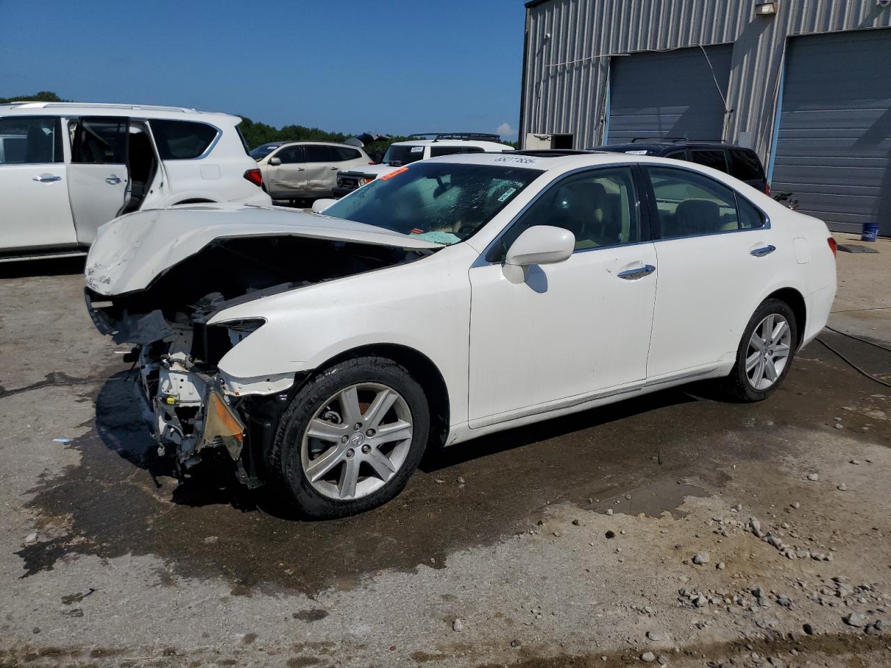 2007 Lexus Es 350 white null gas JTHBJ46G672034538 photo #1