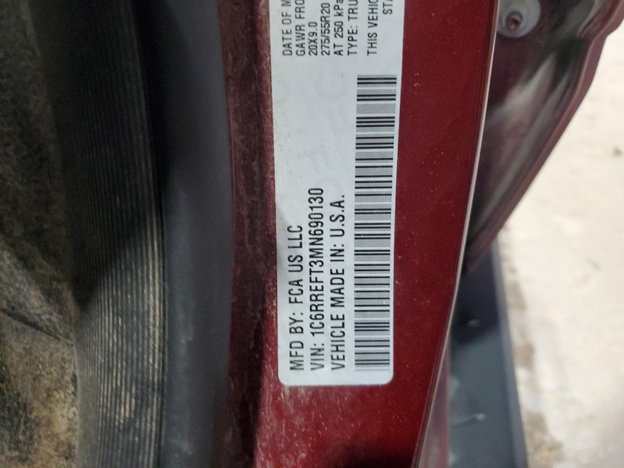 1c6rreft3mn690130 1C6RREFT3MN690130 2021 Ram 1500 Big Horn/Lone Star