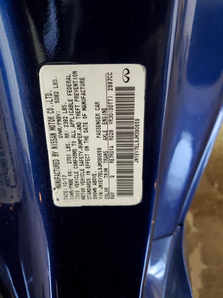 2018 Infiniti Q60 Luxe 300 VIN: JN1EV7EL9JM390659 Lot: 62937225