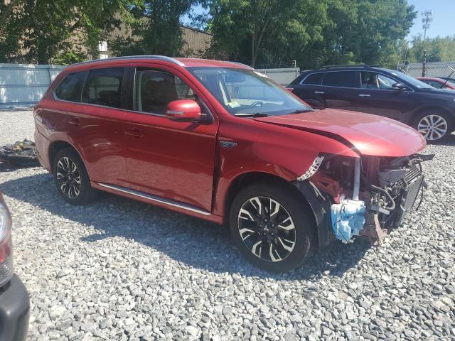  MITSUBISHI OUTLANDER 2018 Czerwony