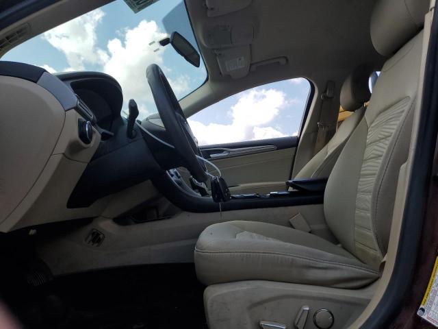 Sedans FORD FUSION 2016 Bordowy