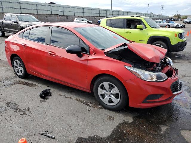  CHEVROLET CRUZE 2016 Czerwony