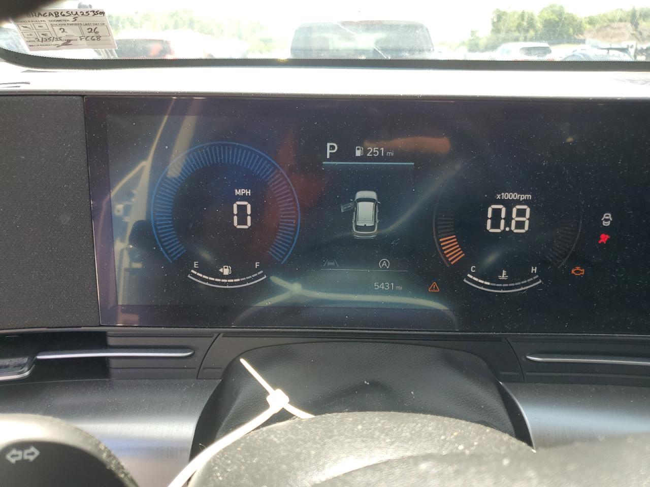 2025 Hyundai Kona Se VIN: KM8HACAB6SU253509 Lot: 64120525