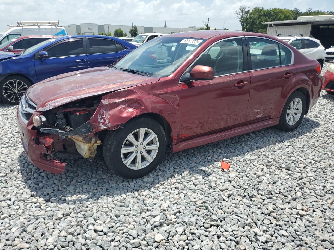 2012 Subaru Legacy 2.5I VIN: 4S3BMCA69C3028707 Lot: 66171275