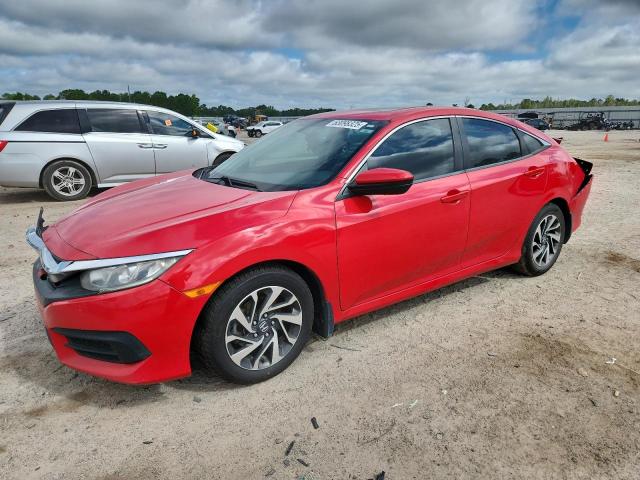 Sedans HONDA CIVIC 2017 Czerwony