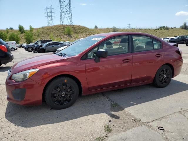  SUBARU IMPREZA 2014 Red