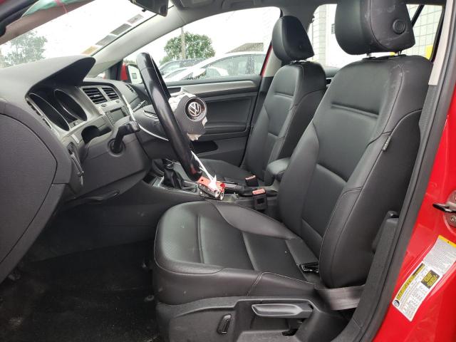  VOLKSWAGEN GOLF 2015 Red