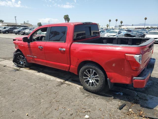  NISSAN TITAN 2020 Czerwony