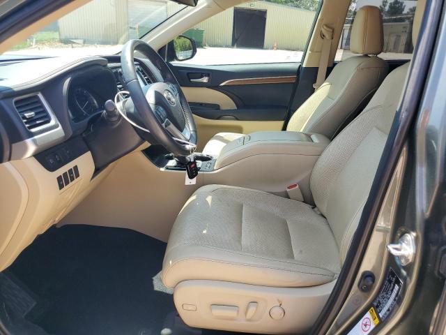  TOYOTA HIGHLANDER 2019 Szary