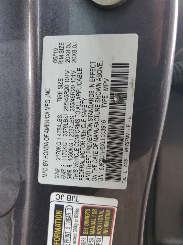 5j8tc1h6xll003916 5J8TC1H6XLL003916 2020 Acura Rdx A-Spec