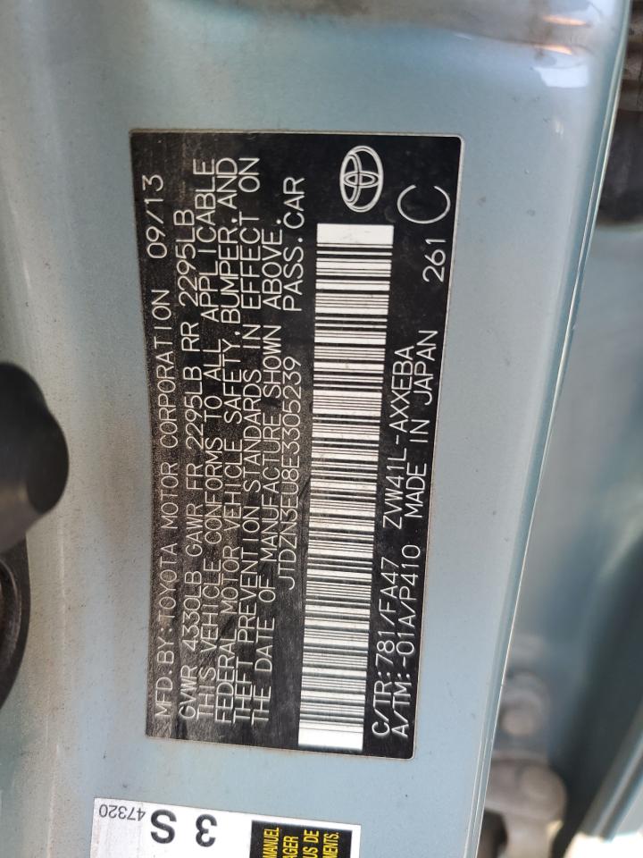 2014 Toyota Prius V VIN: JTDZN3EU8E3305239 Lot: 64490755
