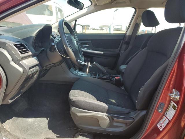  SUBARU IMPREZA 2015 Burgundy