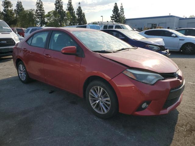  TOYOTA COROLLA 2015 Czerwony