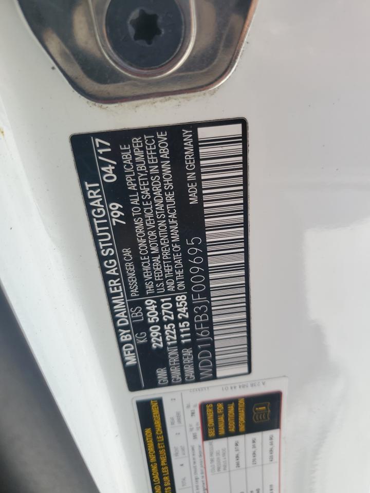 2018 Mercedes-Benz E 400 VIN: WDD1J6FB3JF009695 Lot: 63979805