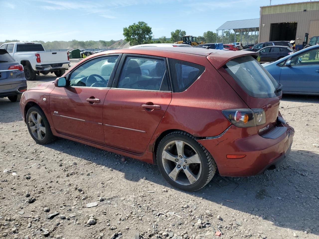 2006 Mazda 3 Hatchback red hatchback gas JM1BK143261479764 photo #3