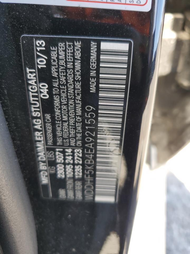 2014 Mercedes-Benz E 350 VIN: WDDHF5KB4EA921559 Lot: 63612675