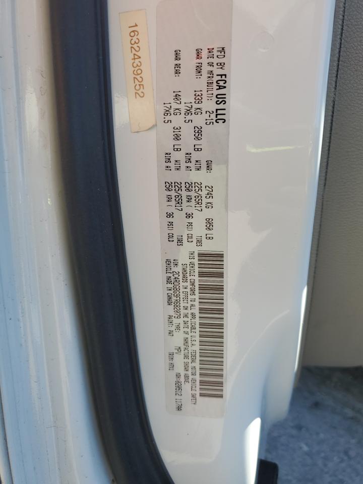 2015 Dodge Grand Caravan Se VIN: 2C4RDGBG9FR682079 Lot: 67245345