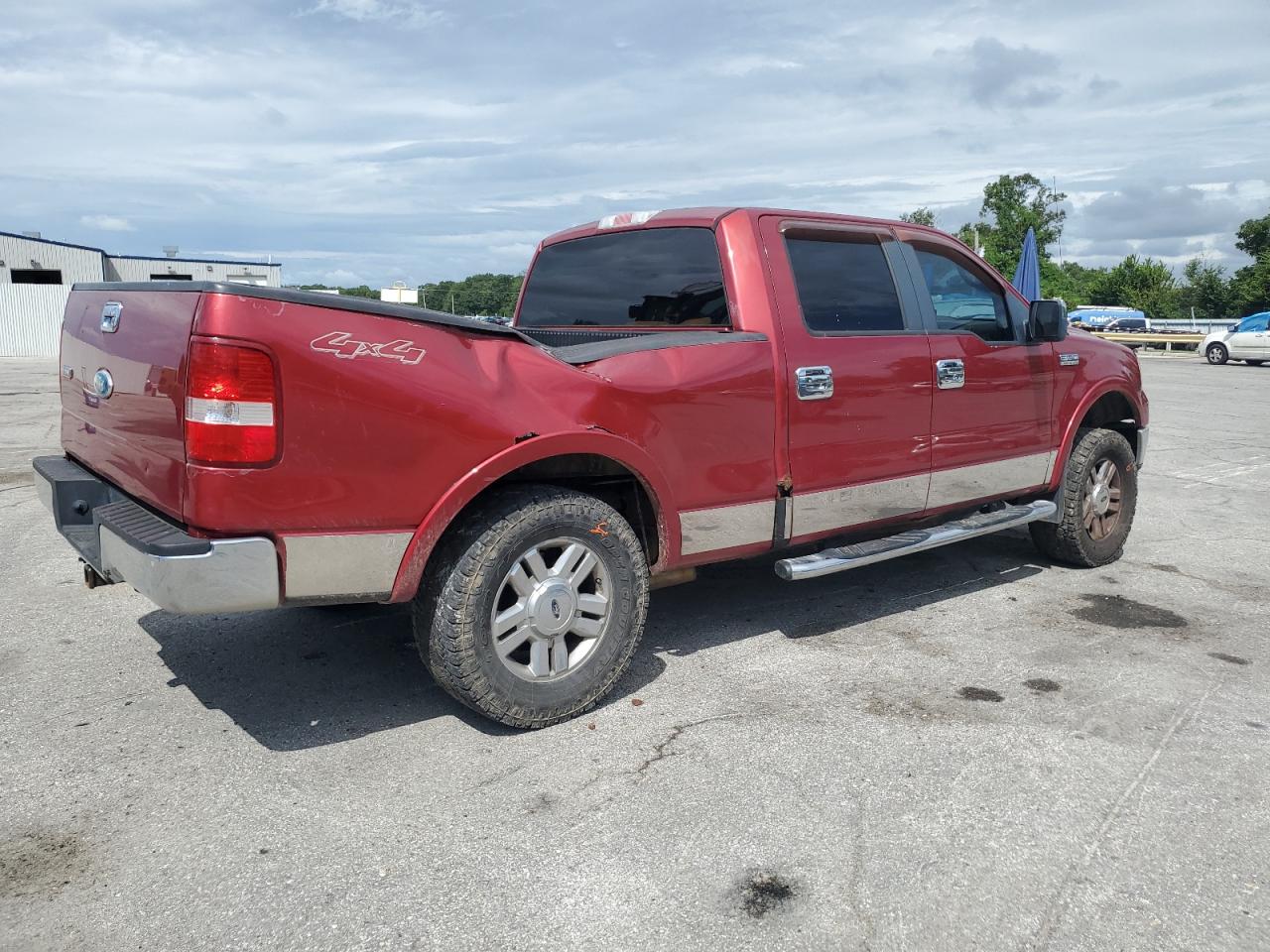 2007 Ford F150 Supercrew red other flexible 1FTPW14V37FB63127 photo #4