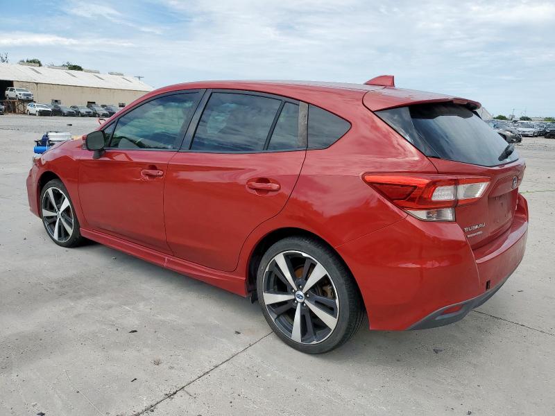 SUBARU IMPREZA 2017 Красный