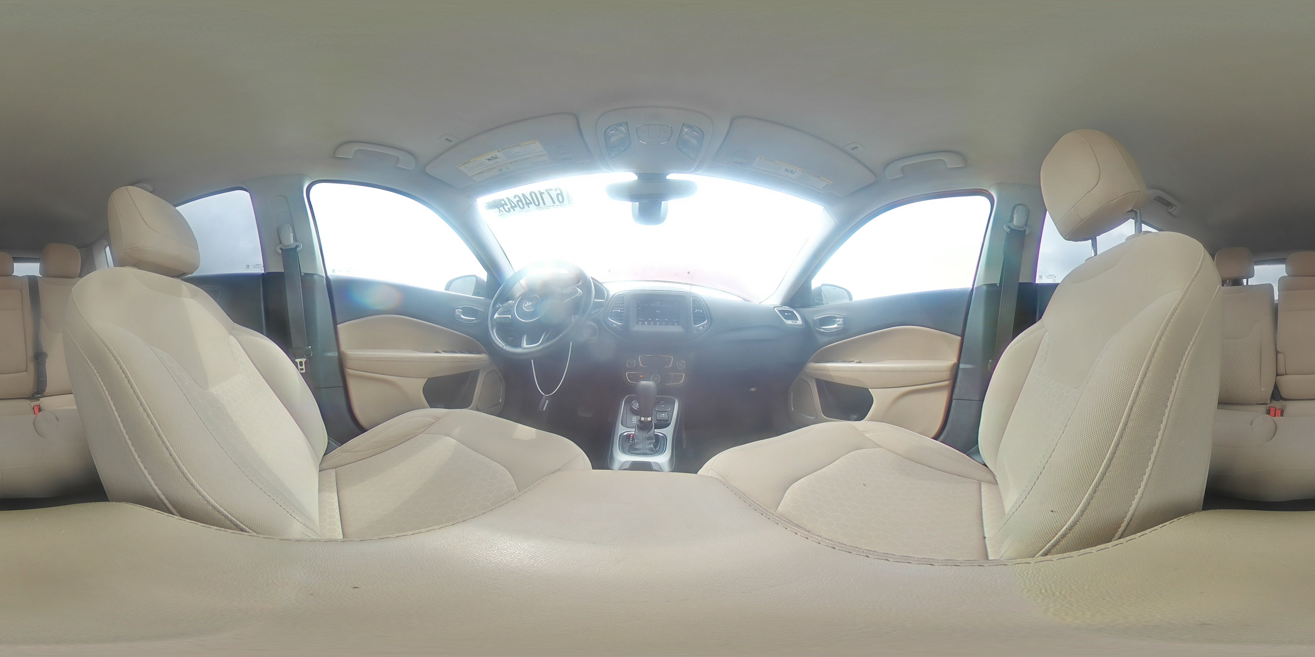 2019 Jeep Compass Sport VIN: 3C4NJDAB8KT689950 Lot: 67104645