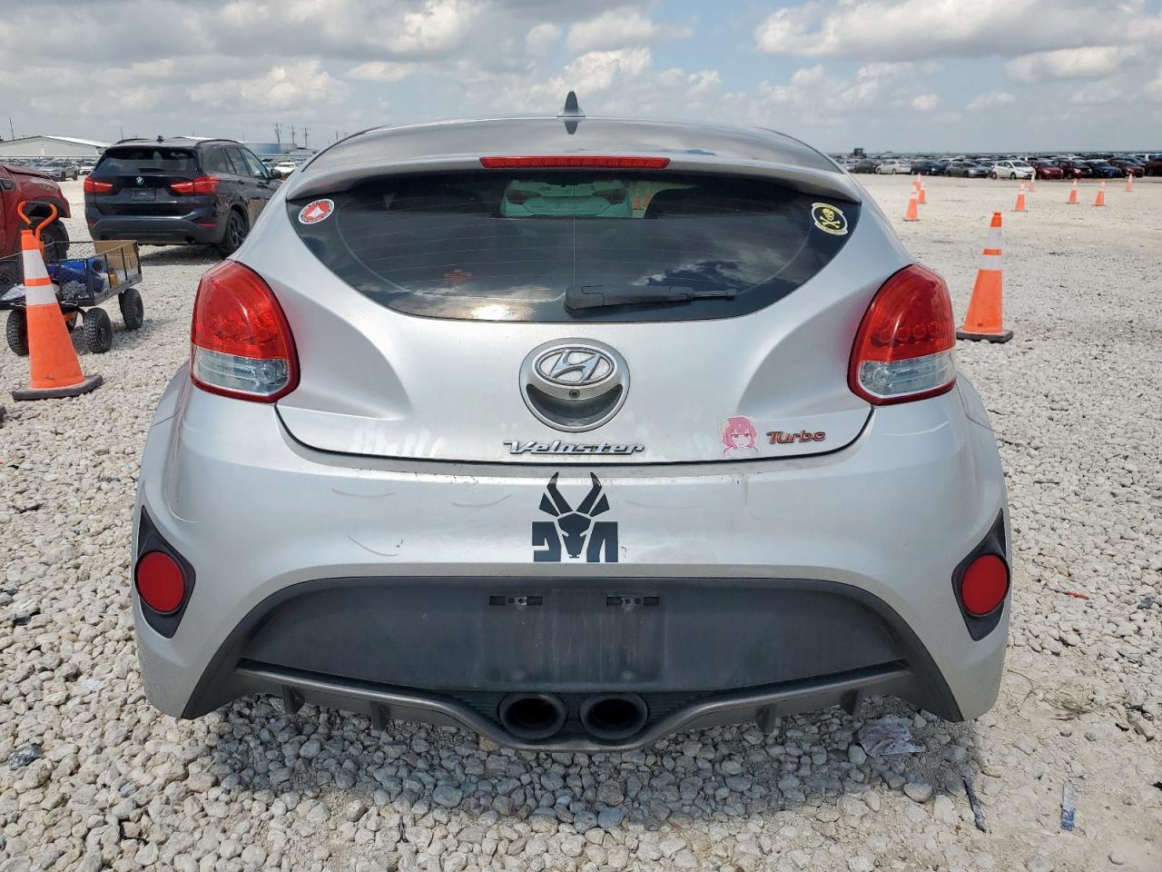 2015 Hyundai Veloster Turbo VIN: KMHTC6AEXFU220311 Lot: 64287245
