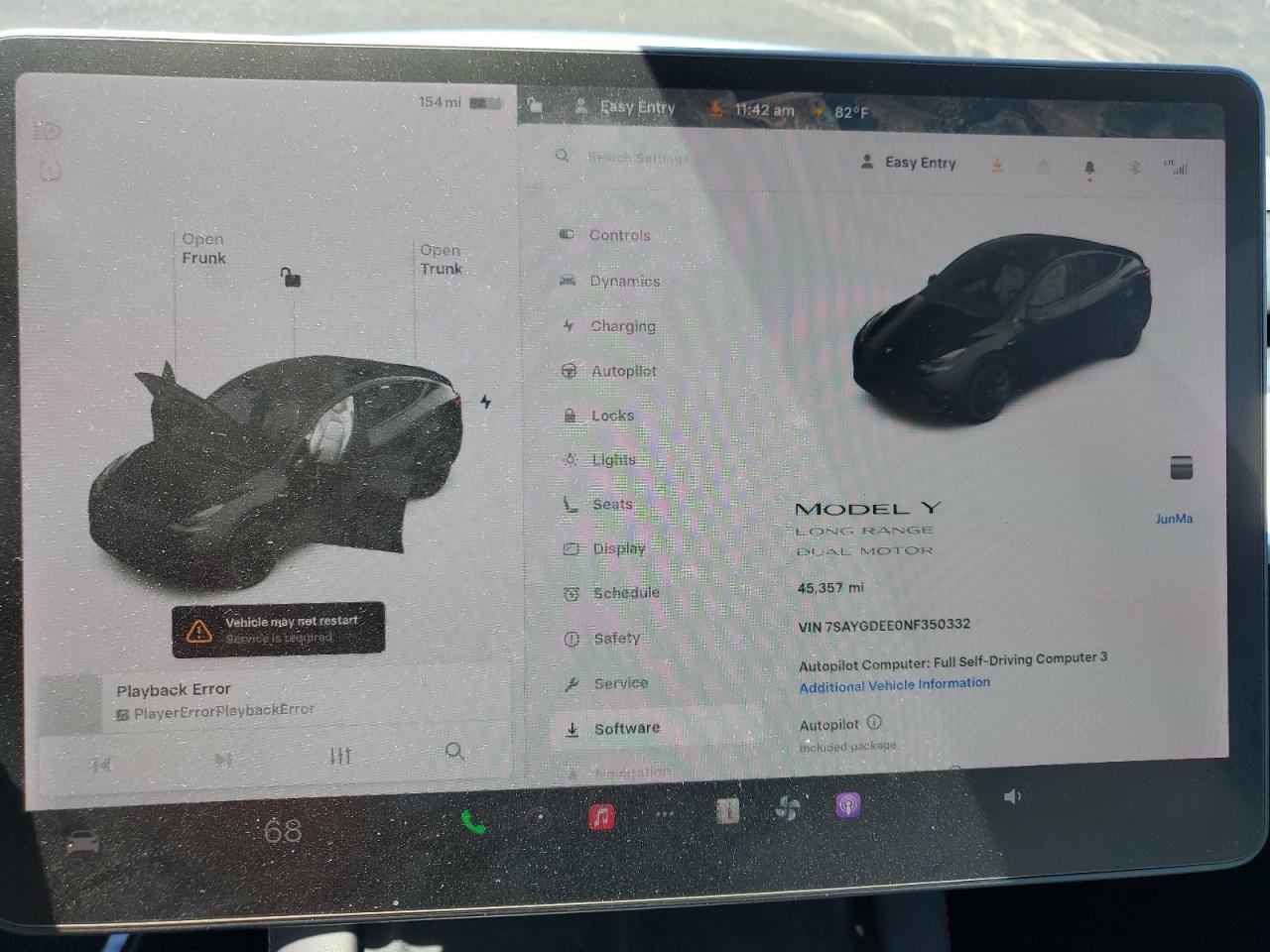 2022 Tesla Model Y VIN: 7SAYGDEE0NF350332 Lot: 64383425