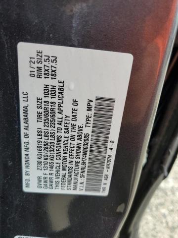 2022 HONDA ODYSSEY EXL  