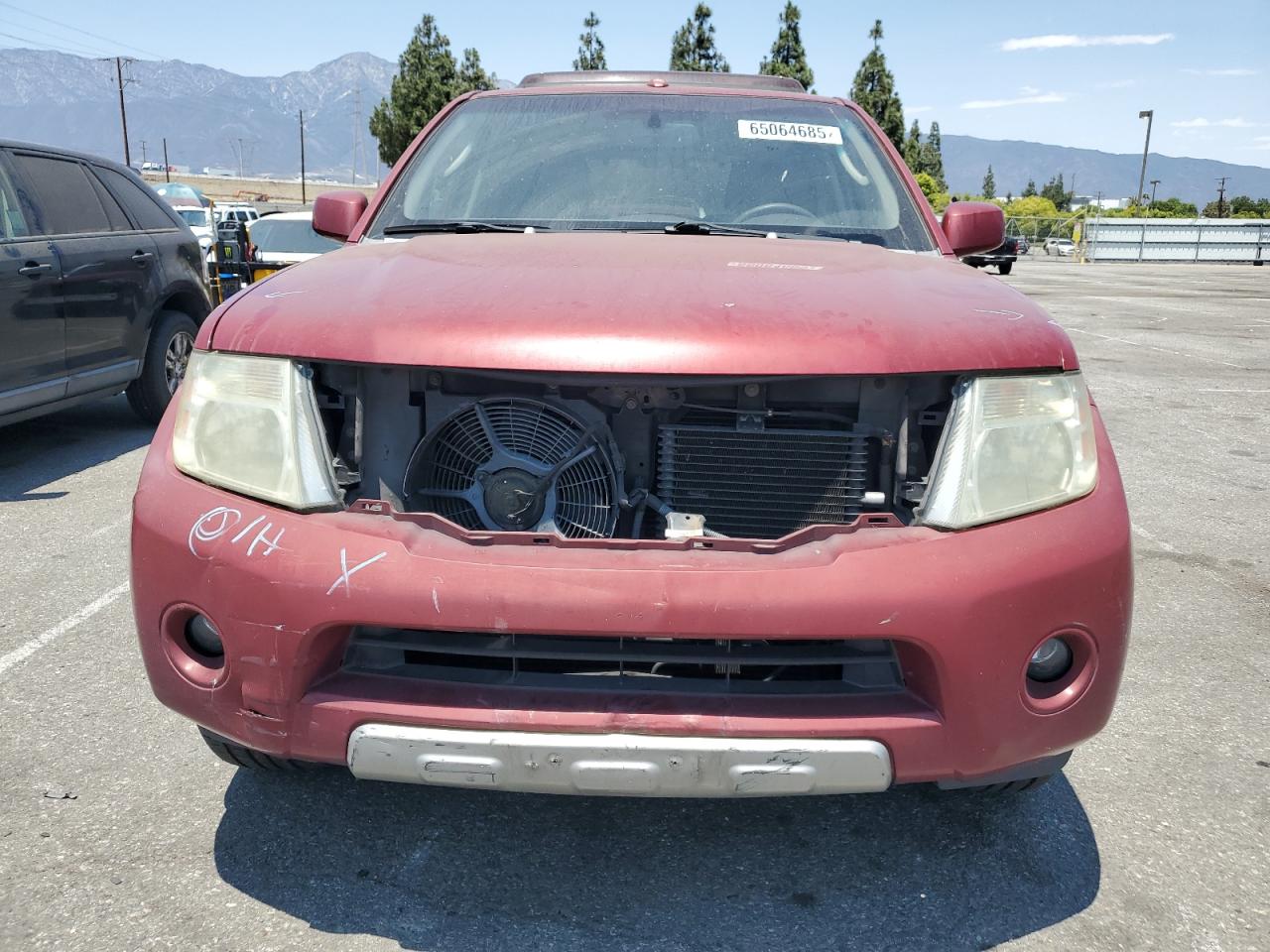 2008 Nissan Pathfinder Le VIN: 5N1BR18B58C604594 Lot: 65064685