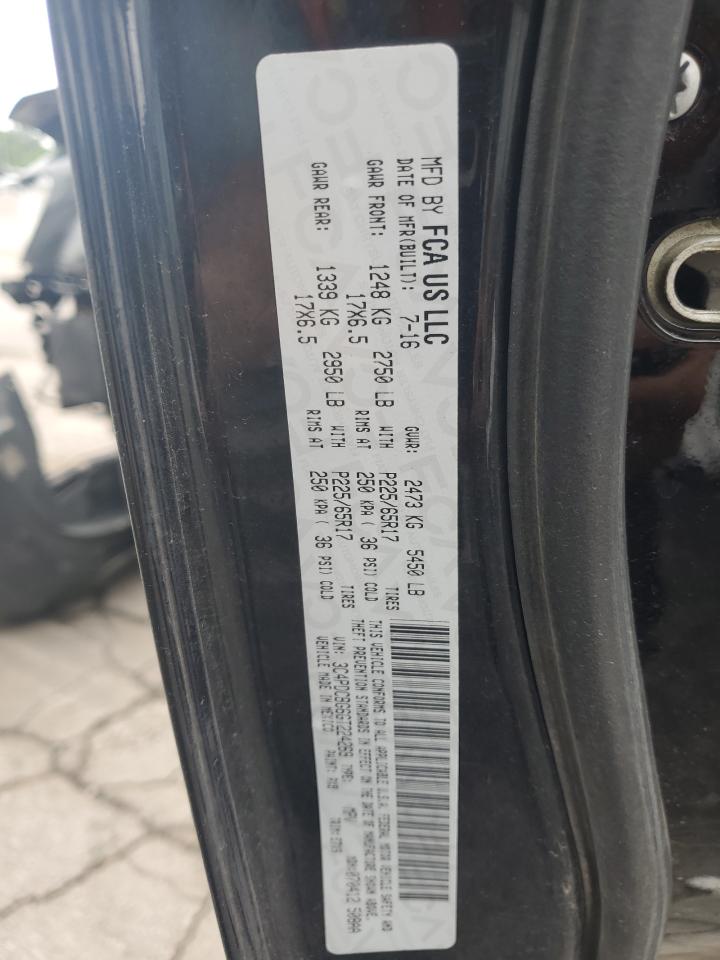 2016 Dodge Journey Sxt VIN: 3C4PDCBG6GT224269 Lot: 66368335