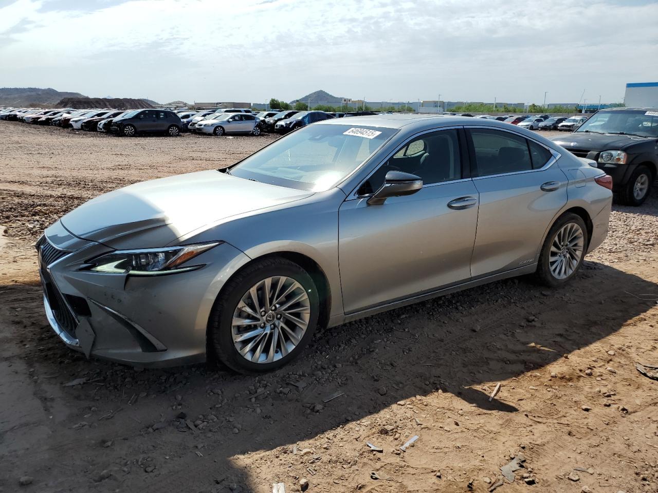 2019 Lexus Es 300H grey null hybrid JTHB21B11K2038891 photo #1