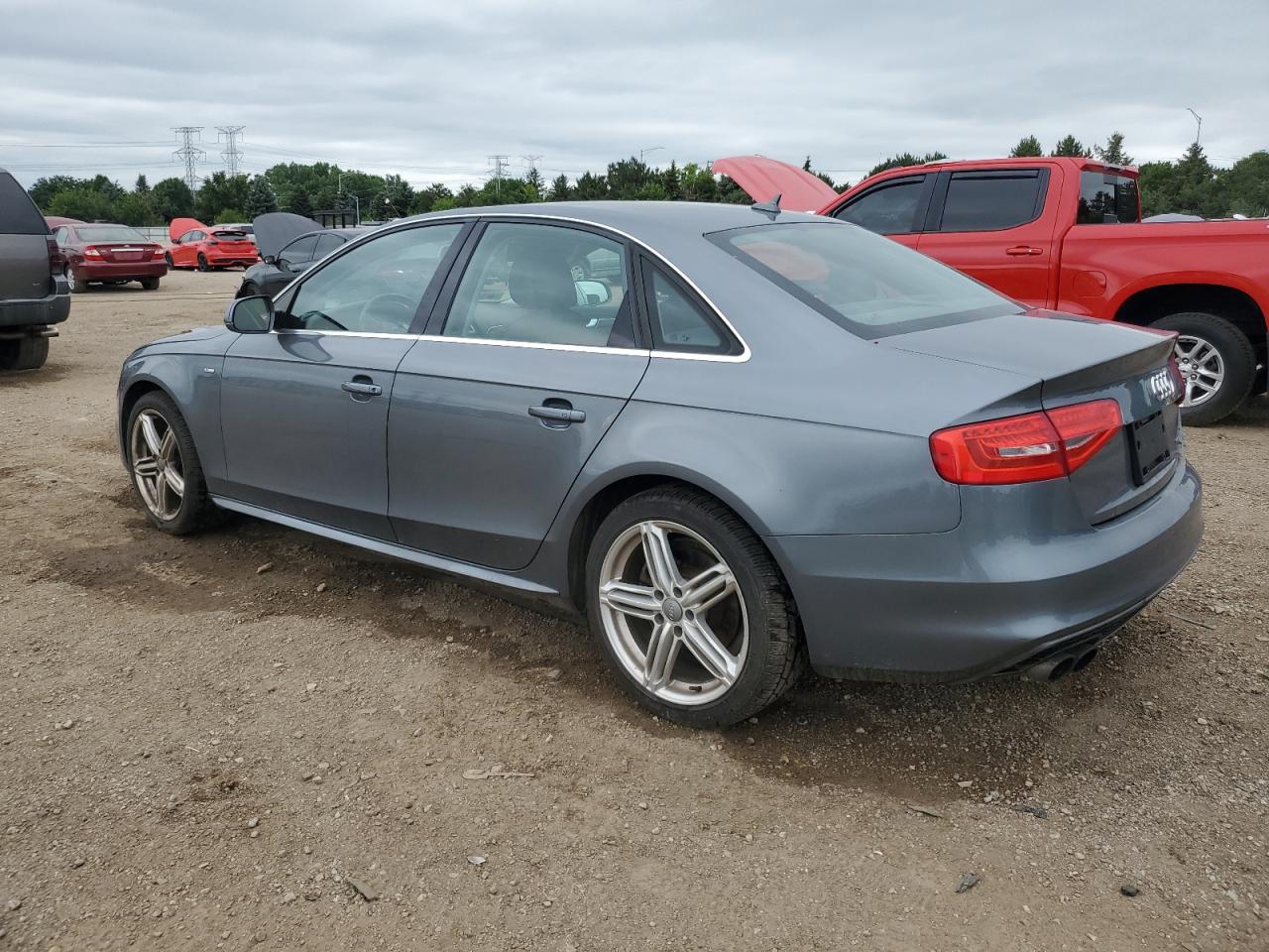 2014 Audi A4 Premium Plus grey null flexible WAUFFAFL4EN018119 photo #3